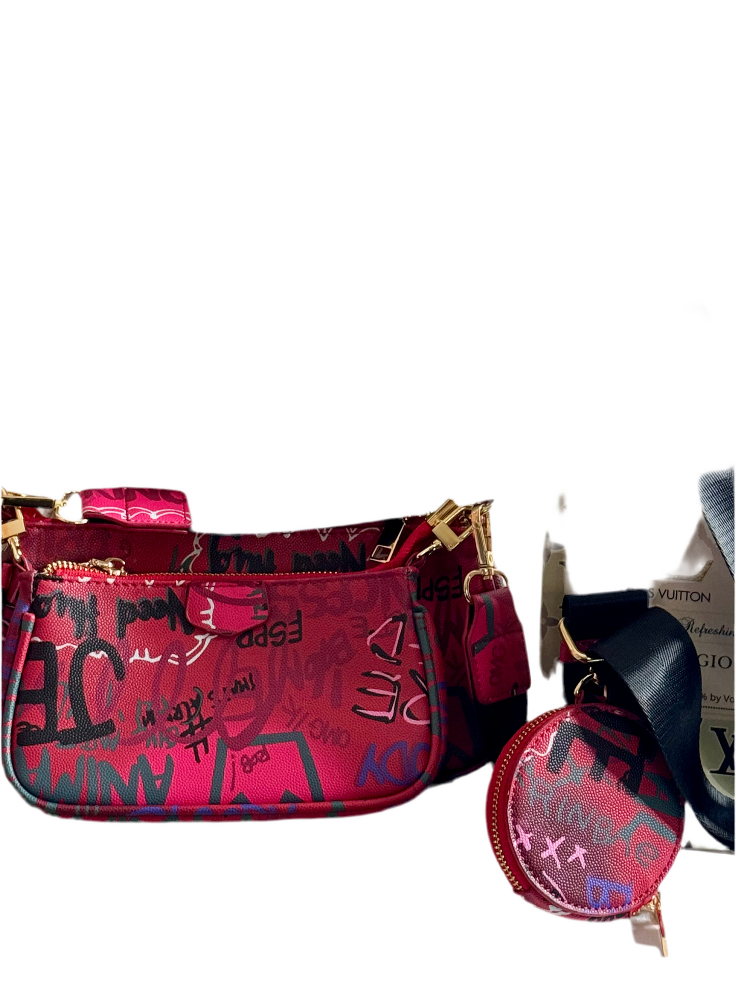 Multicolored Bags with Coin Purse clearance item