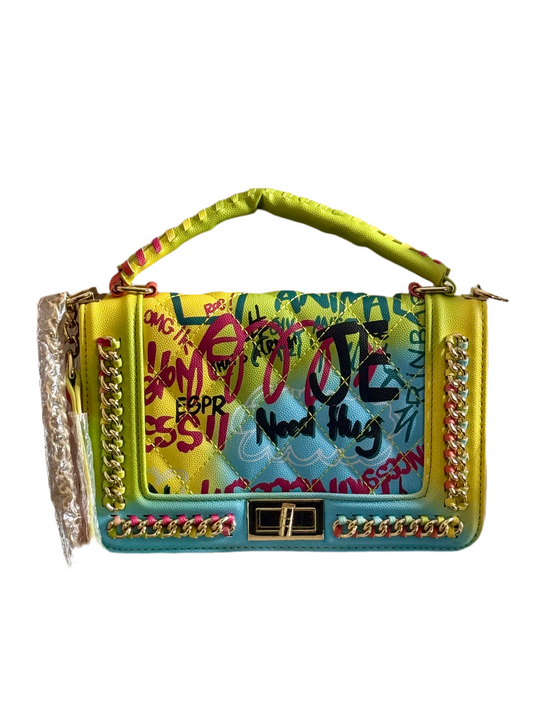 Multicolored handbag